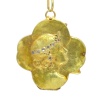 Vintage Art Nouveau 18K gold good luck locket pendant